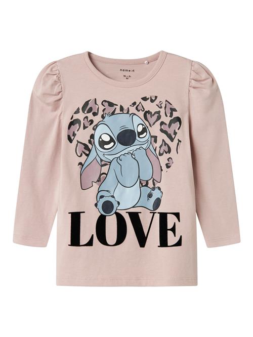 NAME IT Bluser & t-shirts 'NMFJAMIN'  lilla / sort / hvid