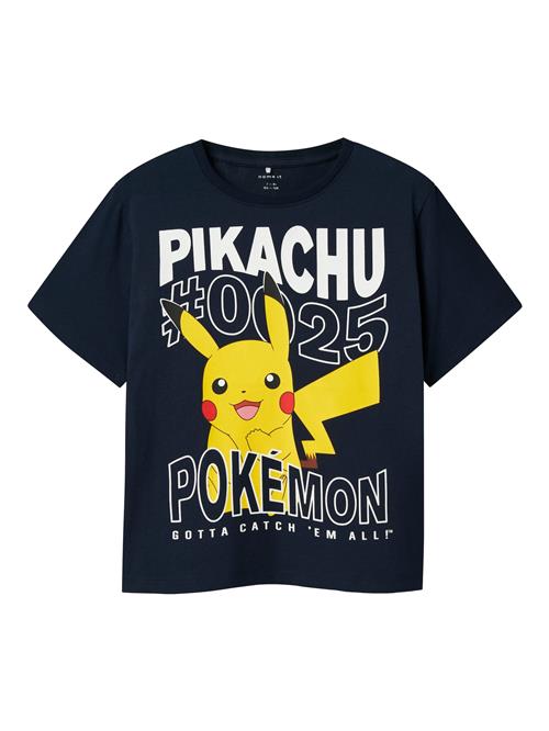 NAME IT Shirts 'NKMJamish Pokemon'  navy / gul / rød / hvid