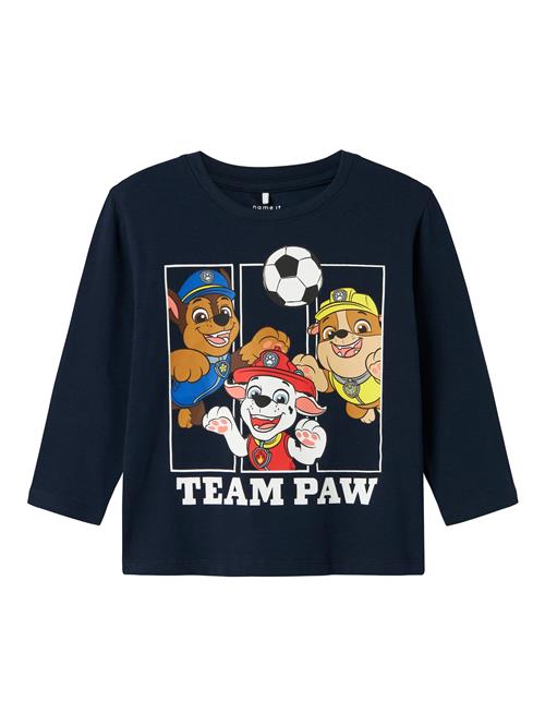 NAME IT Shirts 'NMMJOLL PAW'  blå / navy / rød / hvid