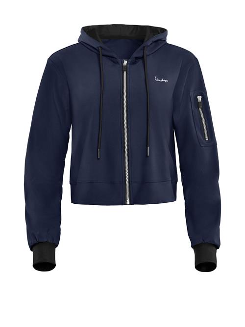 Winshape Sportsjakke 'J009C'  antracit / sort / hvid