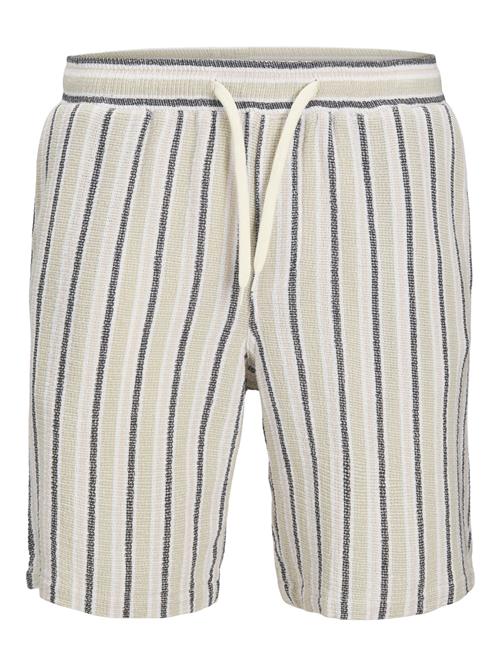 JACK & JONES Bukser  khaki / sort / hvid