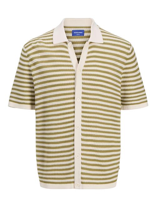 JACK & JONES Cardigan 'JORAlmeria'  creme / oliven
