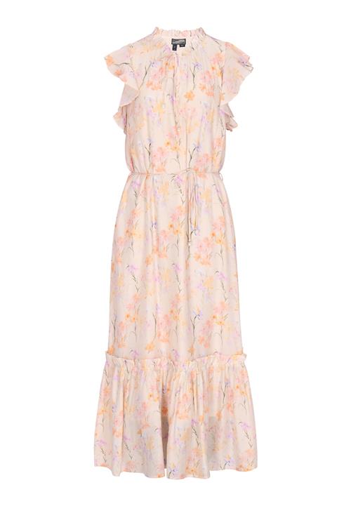 DreiMaster Vintage Kjole  oliven / lilla / orange / abrikos