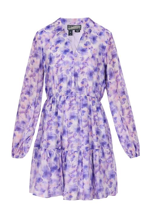 DreiMaster Vintage Blusekjole 'Vintage'  lilla / violetblå / pudder