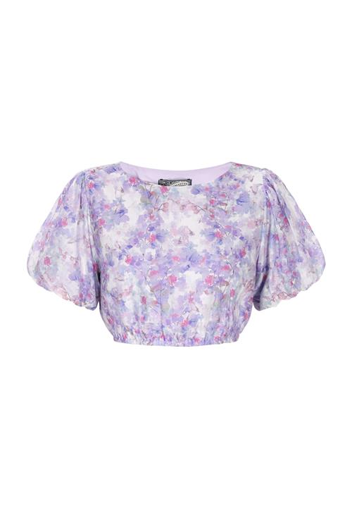 DreiMaster Vintage Bluse 'Vintage'  lilla / lavendel / mørk pink