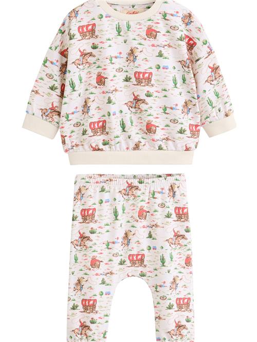 Next Joggingdragt  ecru / lyseblå / gran / knaldrød