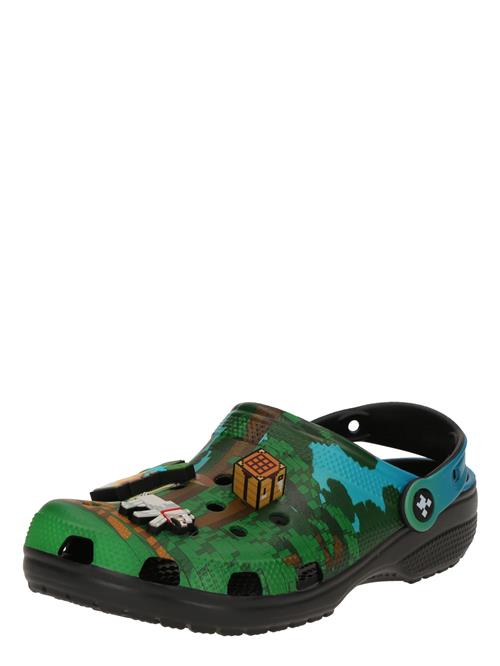 Crocs Åbne sko 'Minecraft'  lyseblå / brun / grøn / offwhite