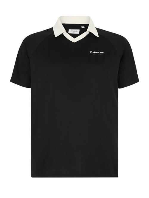 Jack & Jones Plus Bluser & t-shirts 'JCORetreat'  sort / hvid