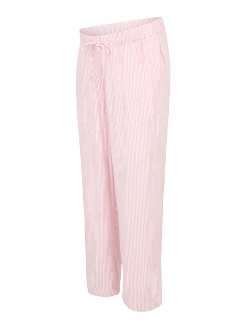 MAMALICIOUS Bukser 'MLNicolaI'  ecru / lys pink