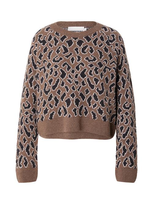 ARMEDANGELS Pullover 'DILIRIAA'  oliven / sort / hvid