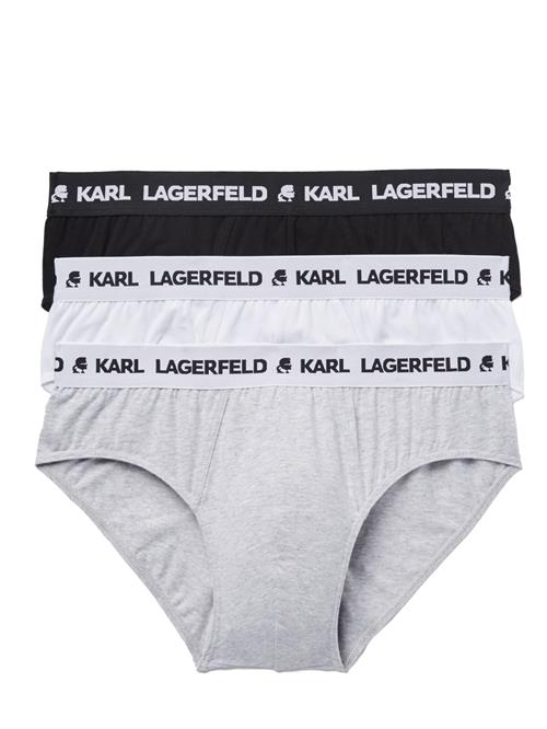 Karl Lagerfeld Slip  grå / sort / hvid