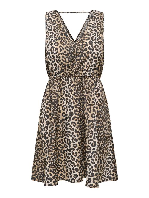 ONLY Kjole 'ONLNova'  beige / lysebrun / sort