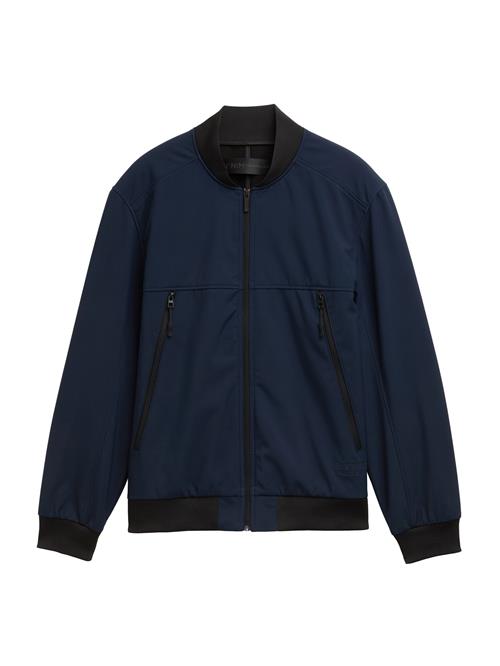 TOM TAILOR DENIM Overgangsjakke  mørkeblå / sort