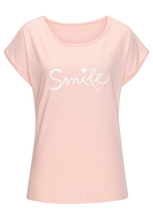 BEACH TIME Shirts  fersken / hvid