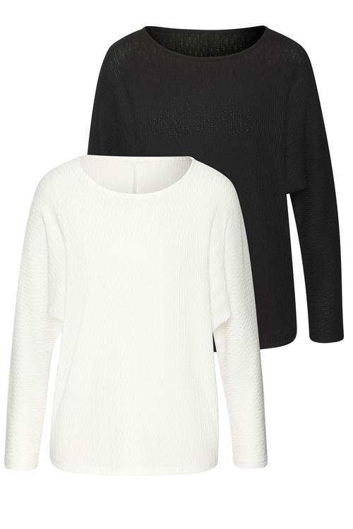 VIVANCE Shirts  sort / hvid