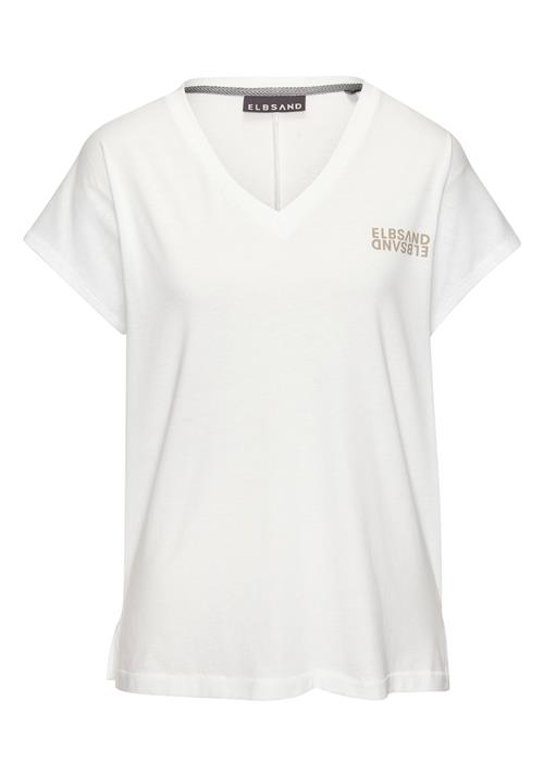 Elbsand Shirts  lysebrun / hvid