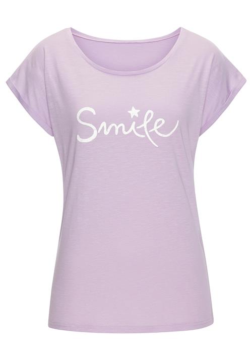 BEACH TIME Shirts  lilla / hvid