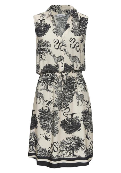 LASCANA Blusekjole  creme / sort