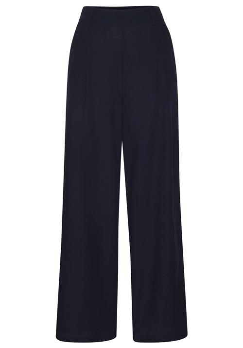 LASCANA Bukser med lægfolder  navy