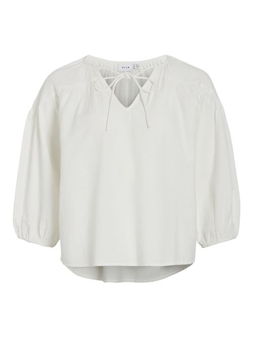 VILA Bluse  perlehvid