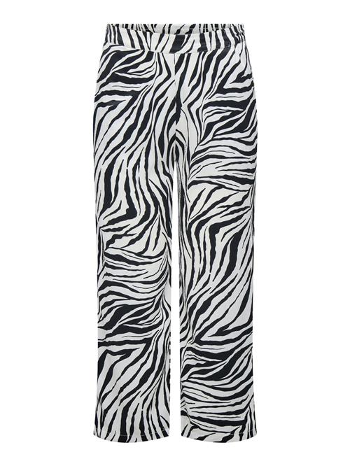 ONLY Carmakoma Bukser 'CARYAVA'  sort / hvid