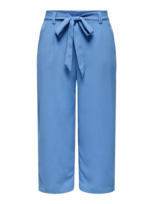 ONLY Bukser med lægfolder 'ONLNOVA'  blå