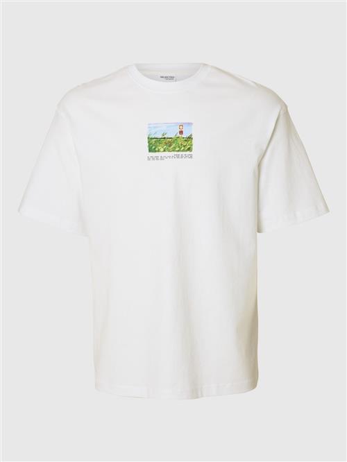 SELECTED Bluser & t-shirts 'SLHDarius'  blå / grøn / sort / hvid