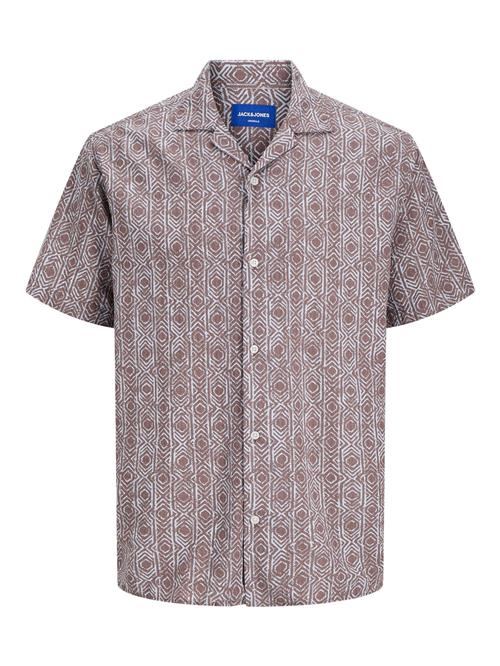 JACK & JONES Skjorte 'JORSeersucker'  lyseblå / brokade