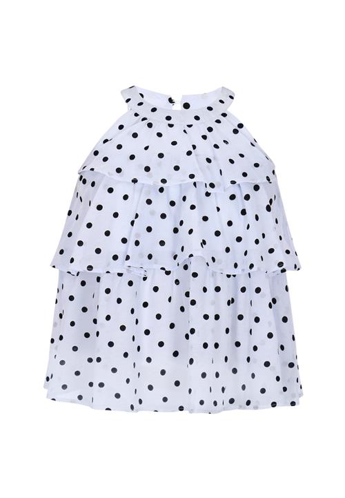 faina Bluse 'Fashion Look'  pastelblå / sort