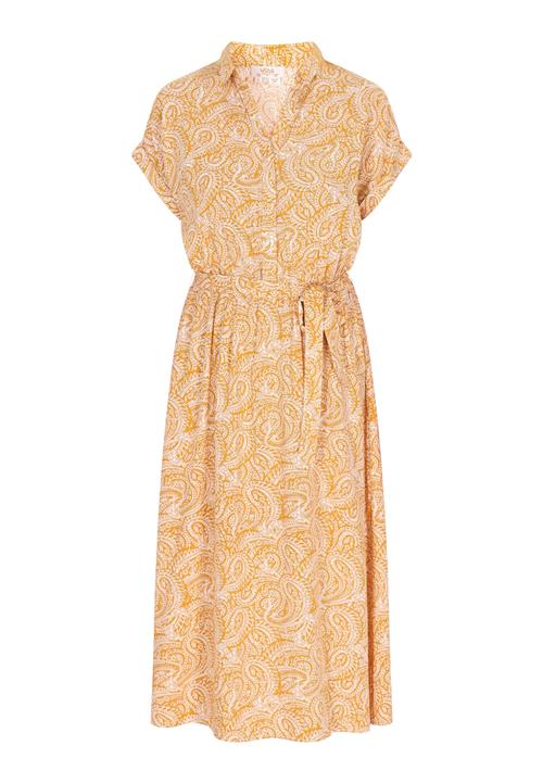 usha FESTIVAL Blusekjole  gul / hvid