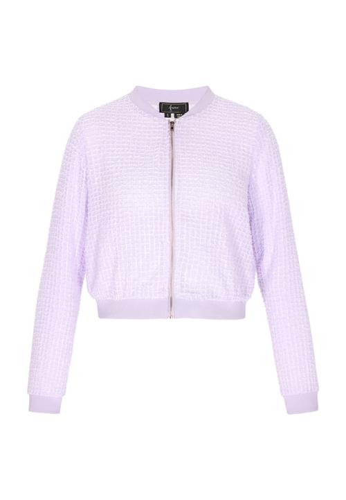 faina Overgangsjakke 'Fashion Look'  pastellilla / hvid