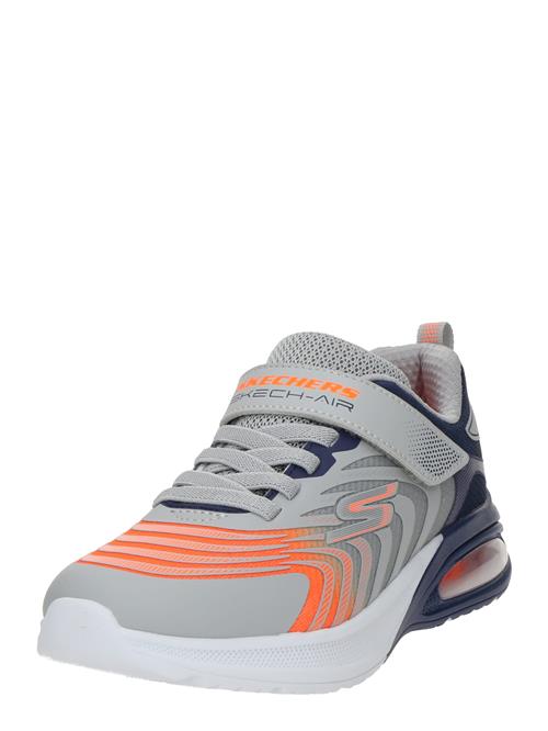 SKECHERS Sneakers 'Microspec Max Advance'  navy / lysegrå / lyseorange