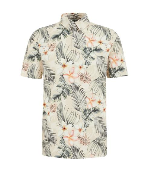 WE Fashion Bluser & t-shirts  beige / mørkegrøn / orange / offwhite