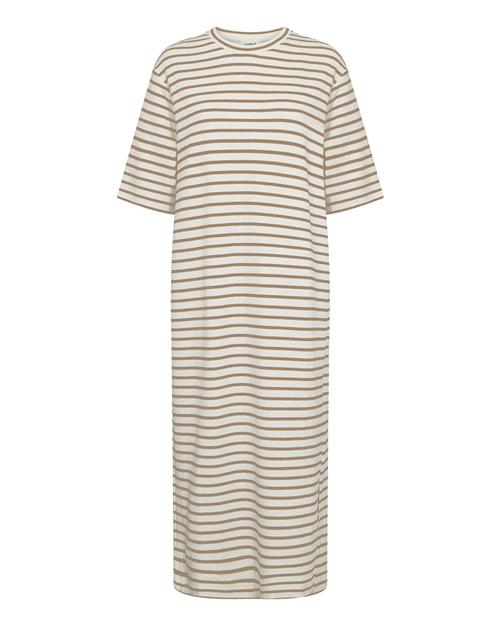 SOAKED IN LUXURY Kjole 'Ingina'  brun / hvid