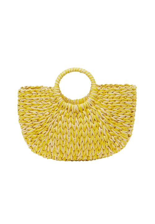 IZIA Håndtaske  lysebeige / gul