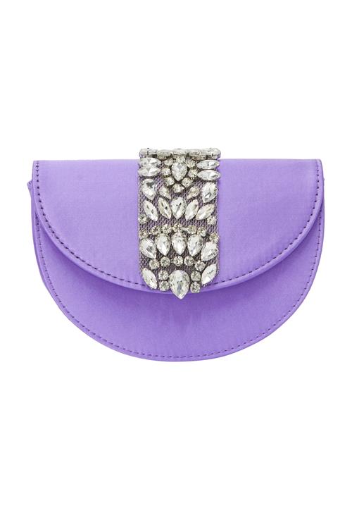 faina Clutch  lilla / sølv