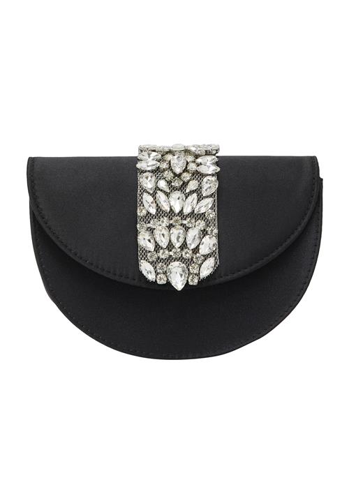 faina Clutch  sort / transparent