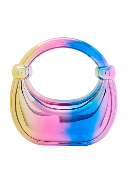 myMo at night Clutch  blå / gul / lyserød