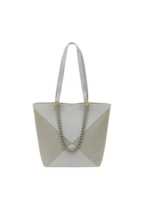 faina Shopper  taupe / lysegrå