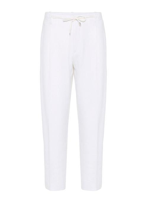 Antioch Bukser med lægfolder  hvid