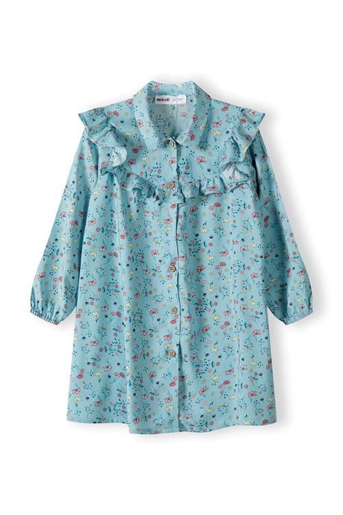 MINOTI Kjole  aqua / gul / rød / sort