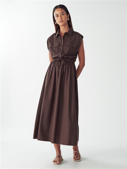 Willa Blusekjole 'Sez'  brun