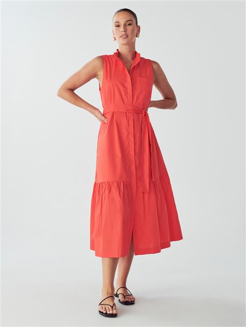 Willa Blusekjole 'Annette'  knaldrød