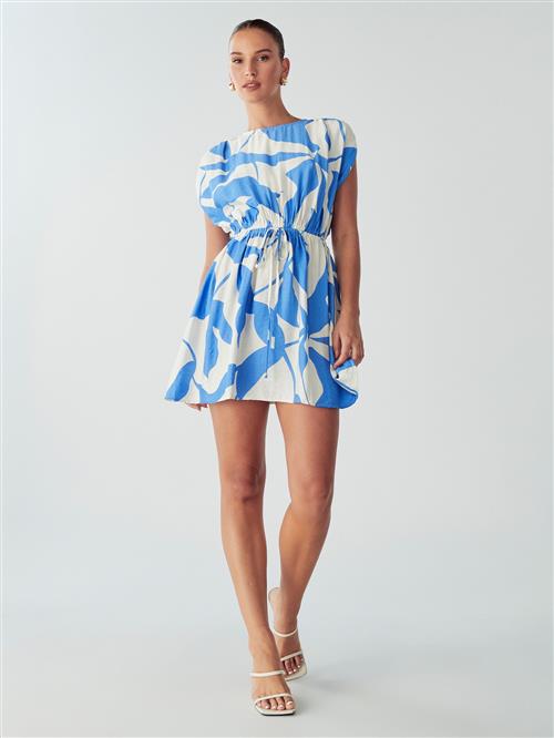 Willa Kjole 'Char'  blå / hvid