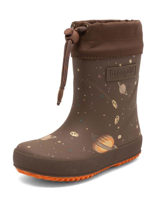 BISGAARD Gummistøvler  brun / gul / lys pink