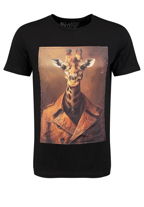 Key Largo Bluser & t-shirts  beige / brun / cognac / sort