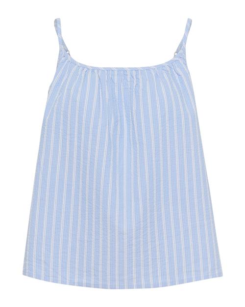 SOAKED IN LUXURY Overdel 'Anvitte'  himmelblå / hvid