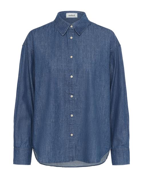SOAKED IN LUXURY Bluse 'SLChamy'  blue denim