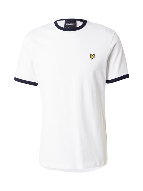 Lyle & Scott Bluser & t-shirts 'Ringer'  natblå / gul / hvid