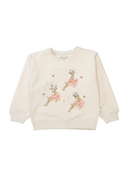 STACCATO Sweatshirt  creme / cappuccino / lys pink / hvid
